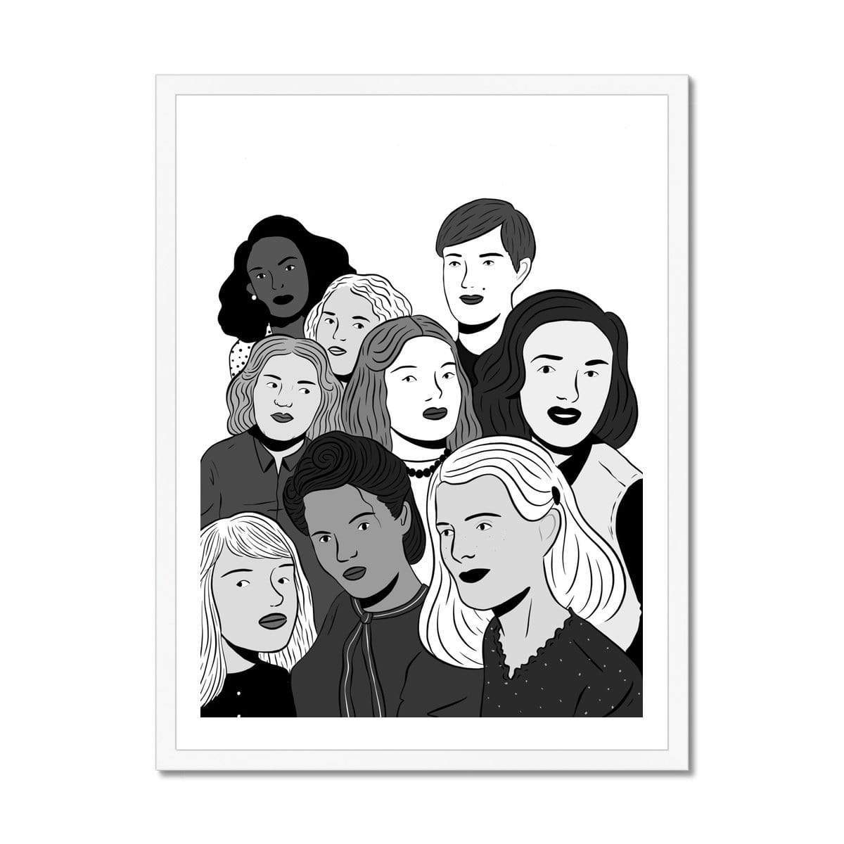 Prodigi Fine art 18"x24" / White Frame Cloé Bourguignon | Été 1968