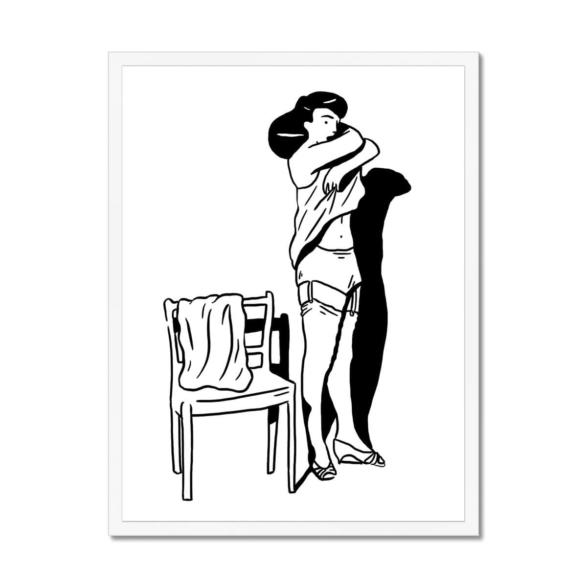 Prodigi Fine art 18"x24" / White Frame Cloé Bourguignon | Je N'ai Rien à Vous Cacher