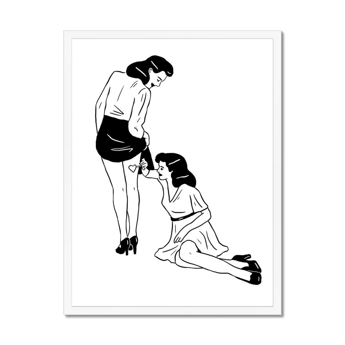 Prodigi Fine art 18"x24" / White Frame Cloé Bourguignon | La Femme Fardée