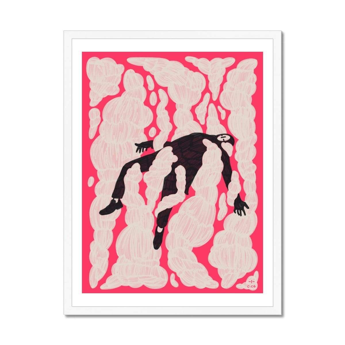 Prodigi Fine art 18"x24" / White Frame Cristian Iacob | New Mindset