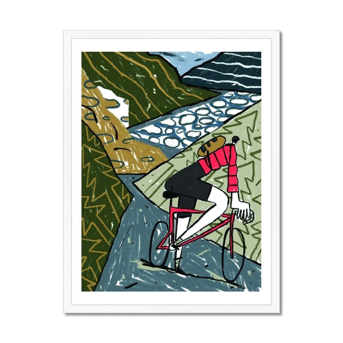 Prodigi Fine art 18"x24" / White Frame David J McMillan | Hill Climb