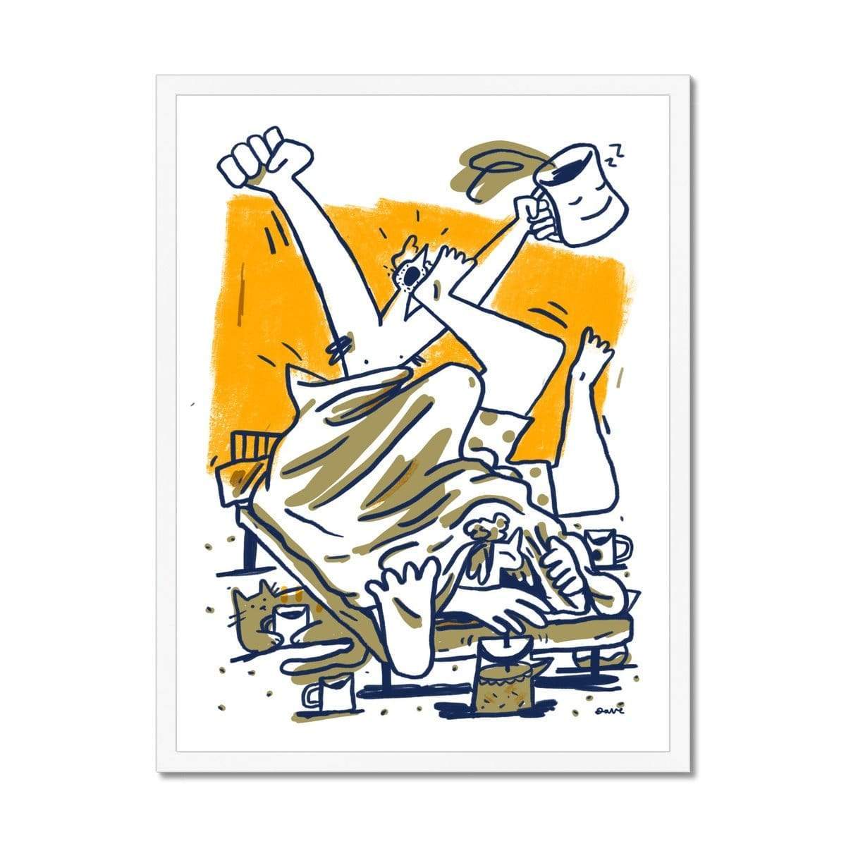 Prodigi Fine art 18"x24" / White Frame David J McMillan | Rise and Grind