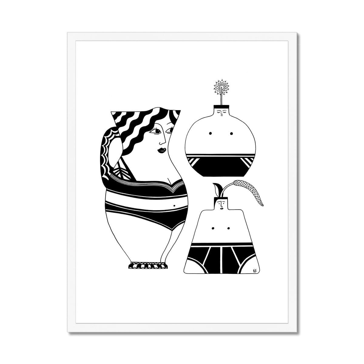 Prodigi Fine art 18"x24" / White Frame Emilie Sarnel | Objets de Desir