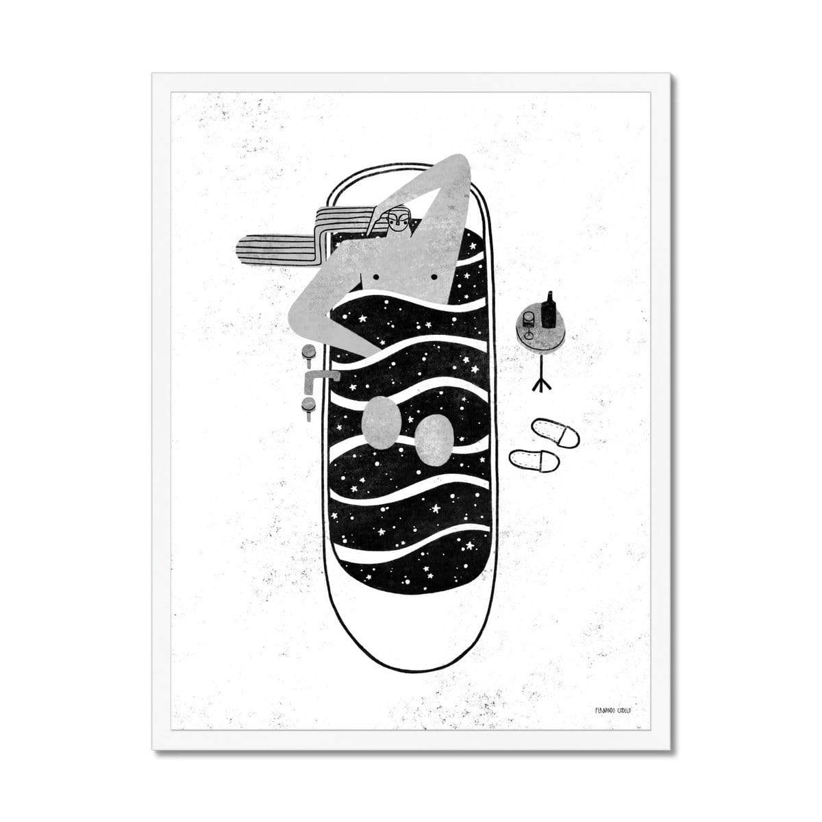 Prodigi Fine art 18"x24" / White Frame Fernando Cobelo | Cosmic Bath