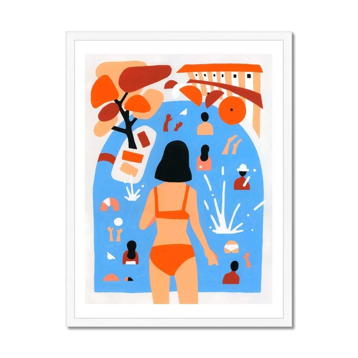 Prodigi Fine art 18"x24" / White Frame Francesco Ciccolella | Bad Vöslau Framed Print