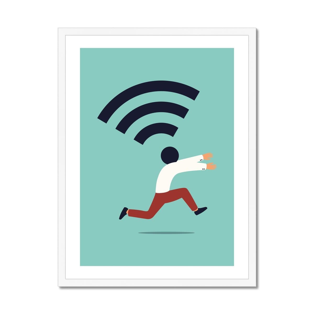 Prodigi Fine art 18"x24" / White Frame Francesco Ciccolella | Digital Detox