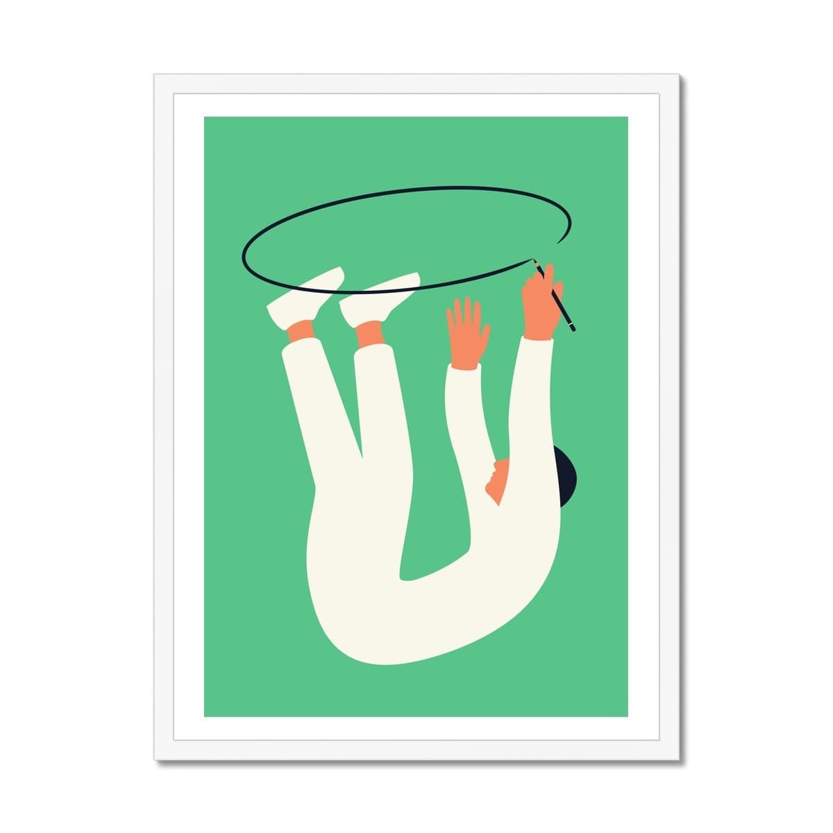 Prodigi Fine art 18"x24" / White Frame Francesco Ciccolella | Thinking with the Hands: Number 3