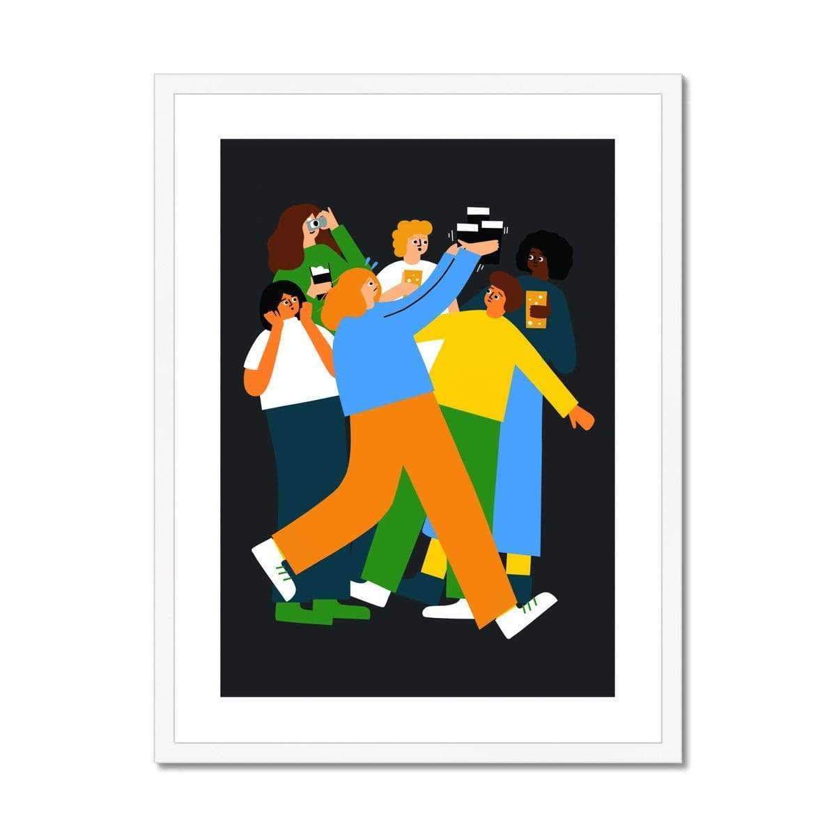 Prodigi Fine art 18"x24" / White Frame Fuchsia MacAree | Careful