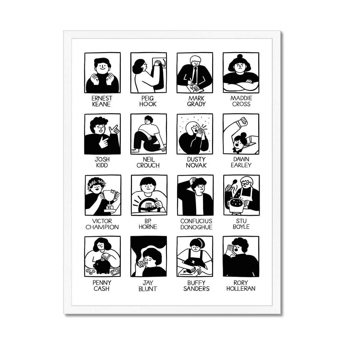 Prodigi Fine art 18"x24" / White Frame Fuchsia MacAree | Guy Chapman