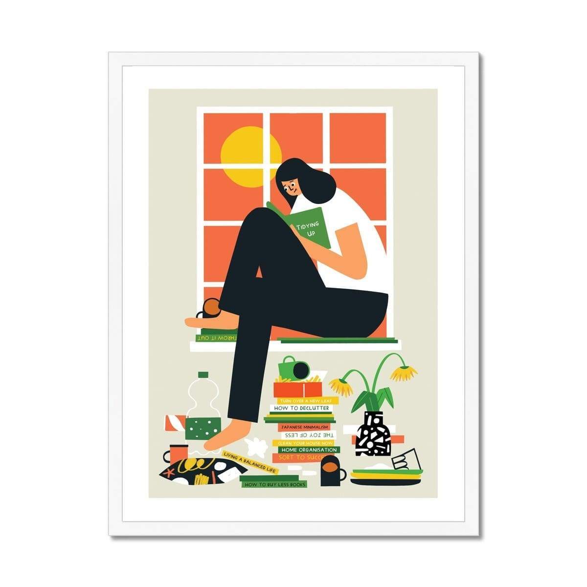 Prodigi Fine art 18"x24" / White Frame Fuchsia MacAree | New Leaf