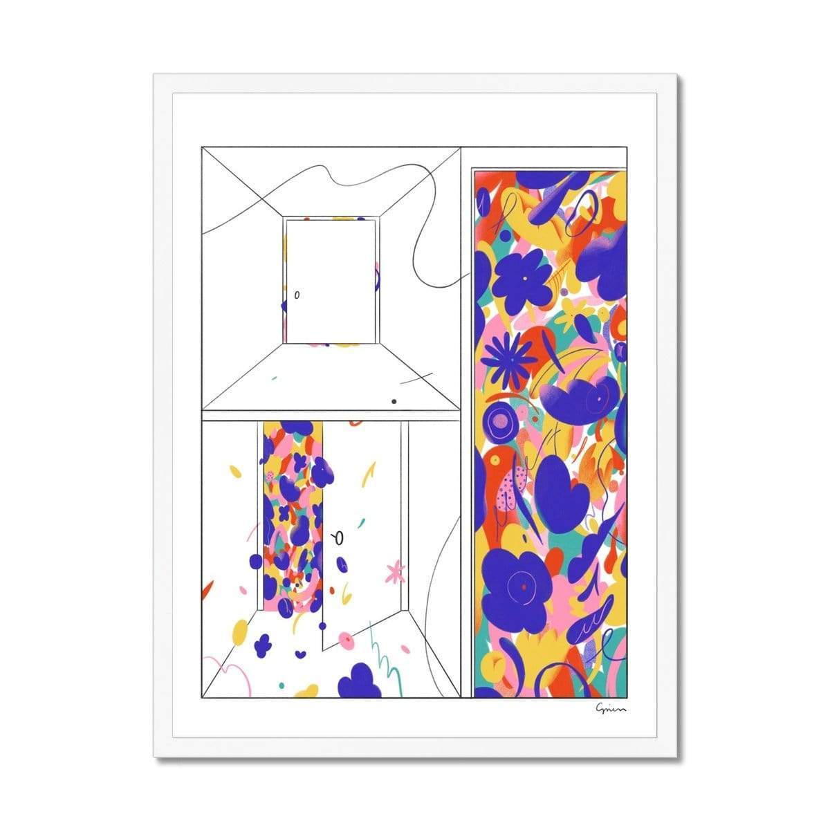 Prodigi Fine art 18"x24" / White Frame Gizem Vural  | Let it Go