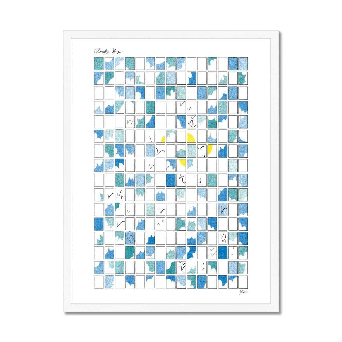 Prodigi Fine art 18"x24" / White Frame Gizem Vural | The Sky