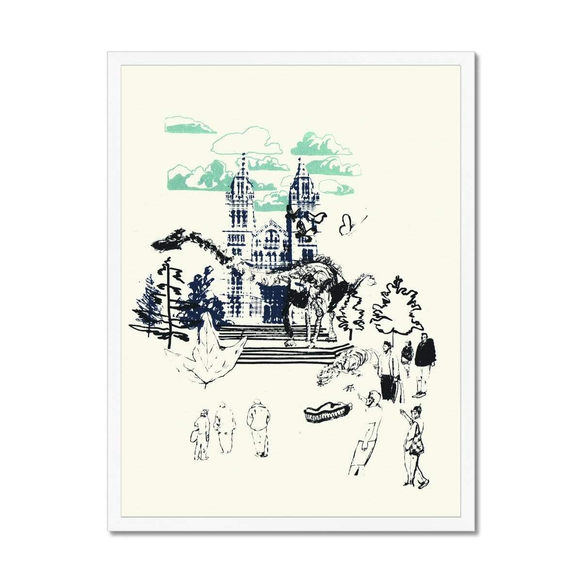 Prodigi Fine art 18"x24" / White Frame Harry Tennant | Museum