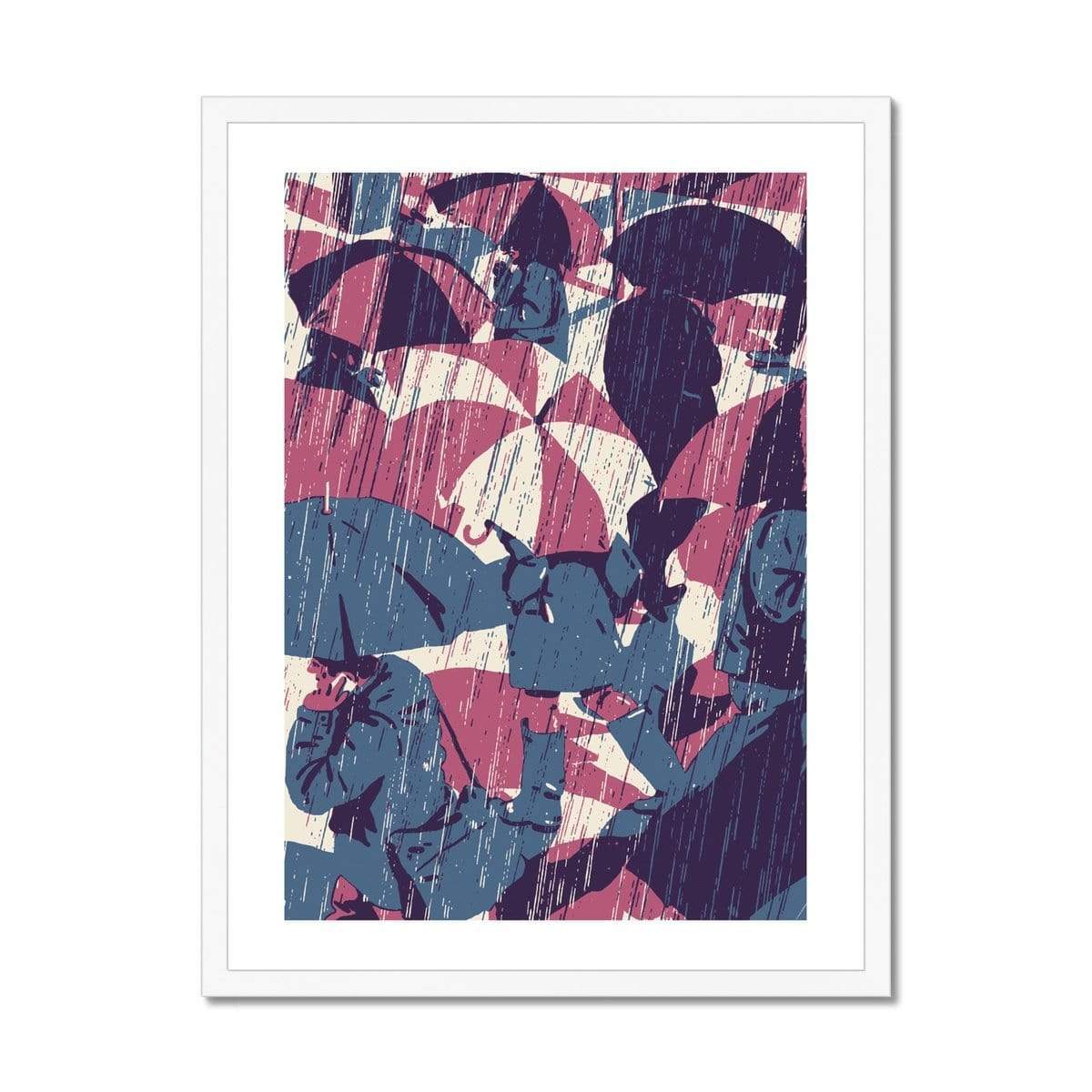 Prodigi Fine art 18"x24" / White Frame Harry Tennant | Rain