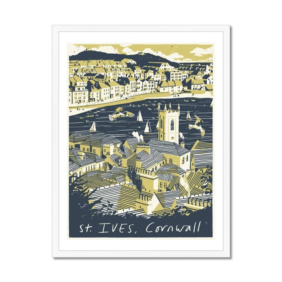 Prodigi Fine art 18"x24" / White Frame Harry Tennant | St. Ives