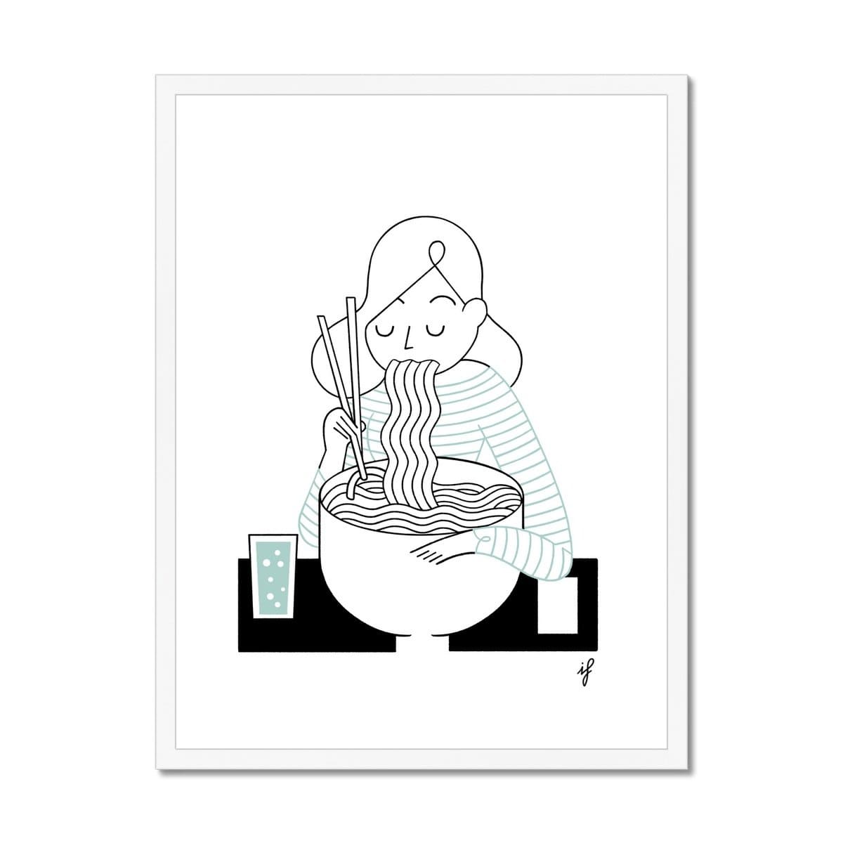 Prodigi Fine art 18"x24" / White Frame Ilaria Falorsi | Ramen