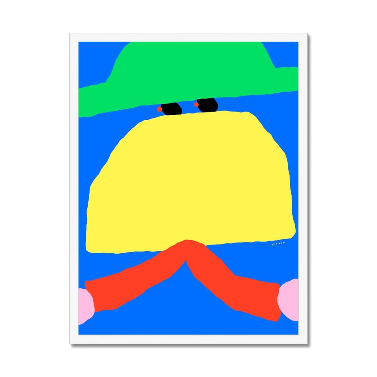 Prodigi Fine art 18"x24" / White Frame Isu Kim - [ A hat for two]