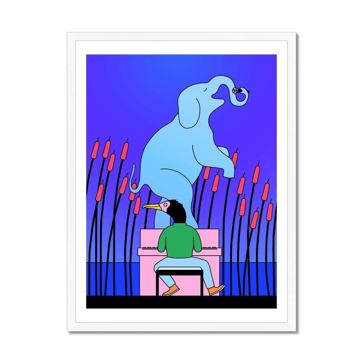 Prodigi Fine art 18"x24" / White Frame Jan Buchczik | Lakeshore Tunes