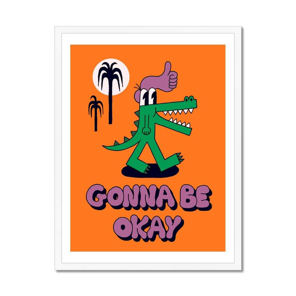 Prodigi Fine art 18"x24" / White Frame Jango Jim | Gonna Be OK