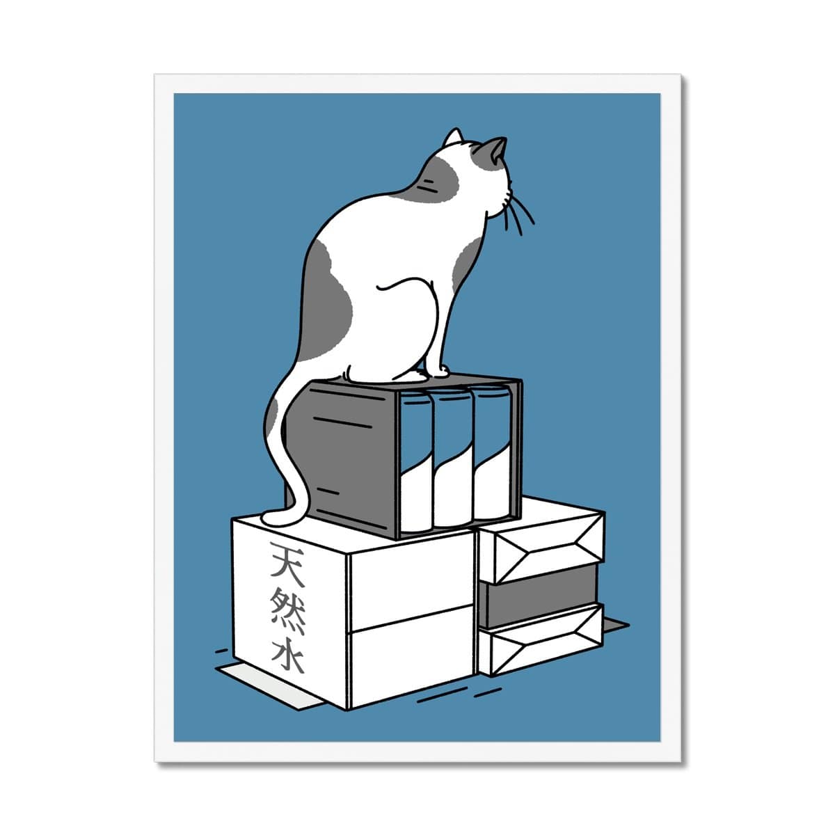 Prodigi Fine art 18"x24" / White Frame Janne Iivonen | Bodega Cat