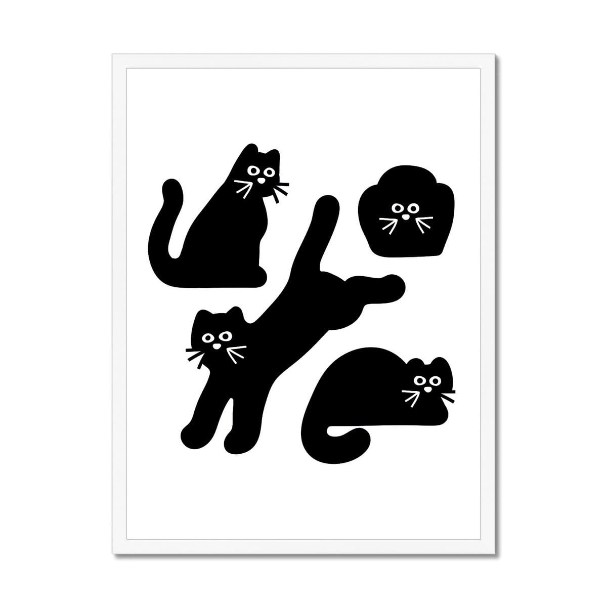 Prodigi Fine art 18"x24" / White Frame Jasper Van Gestel | Cats