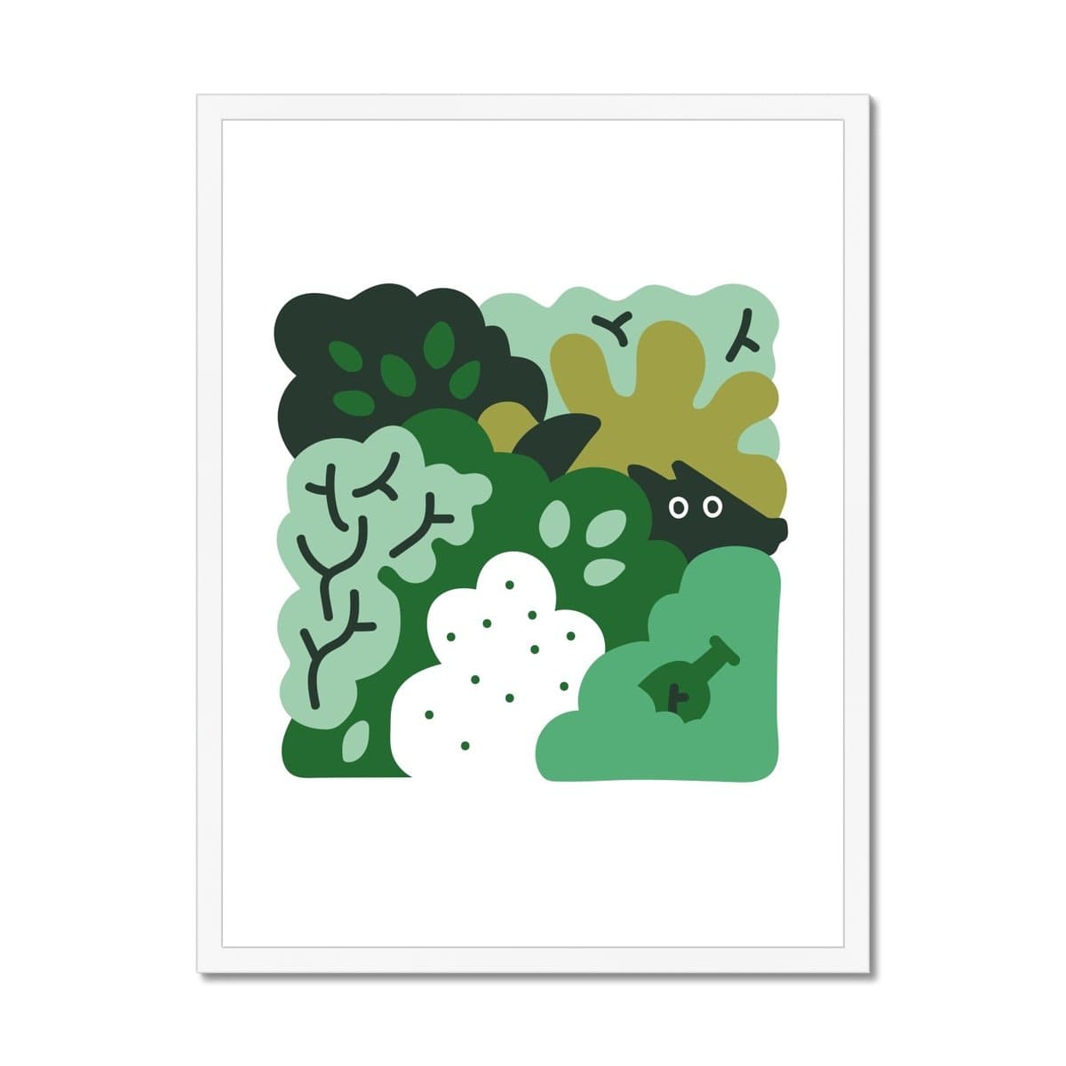 Prodigi Fine art 18"x24" / White Frame Jasper Van Gestel | Hiding