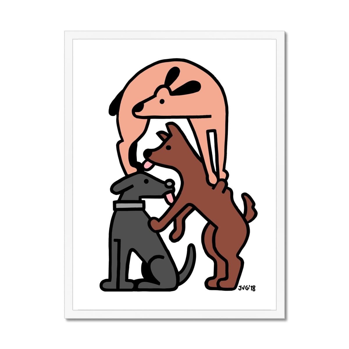 Prodigi Fine art 18"x24" / White Frame Jasper Van Gestel | Networking