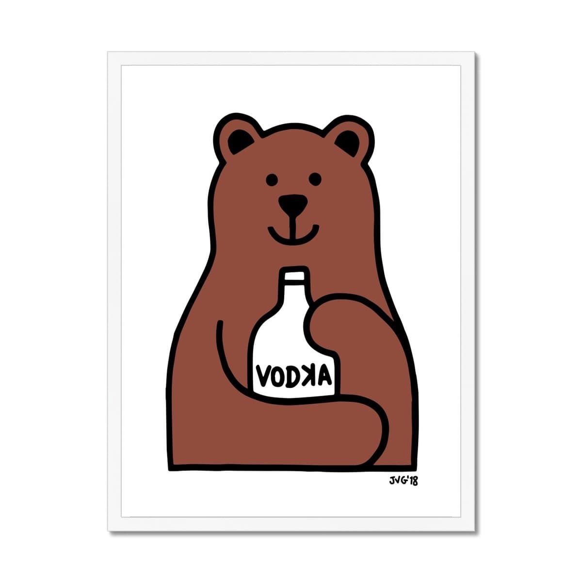 Prodigi Fine art 18"x24" / White Frame Jasper Van Gestel | Spirit Animal