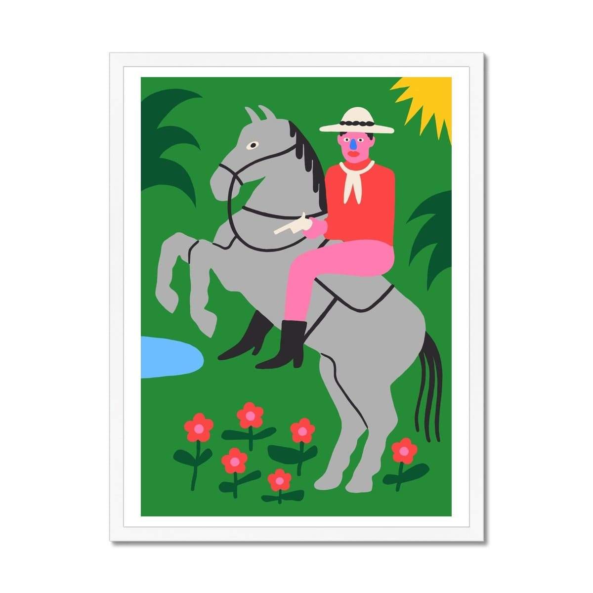 Prodigi Fine art 18"x24" / White Frame Joel Burden | Horsepower