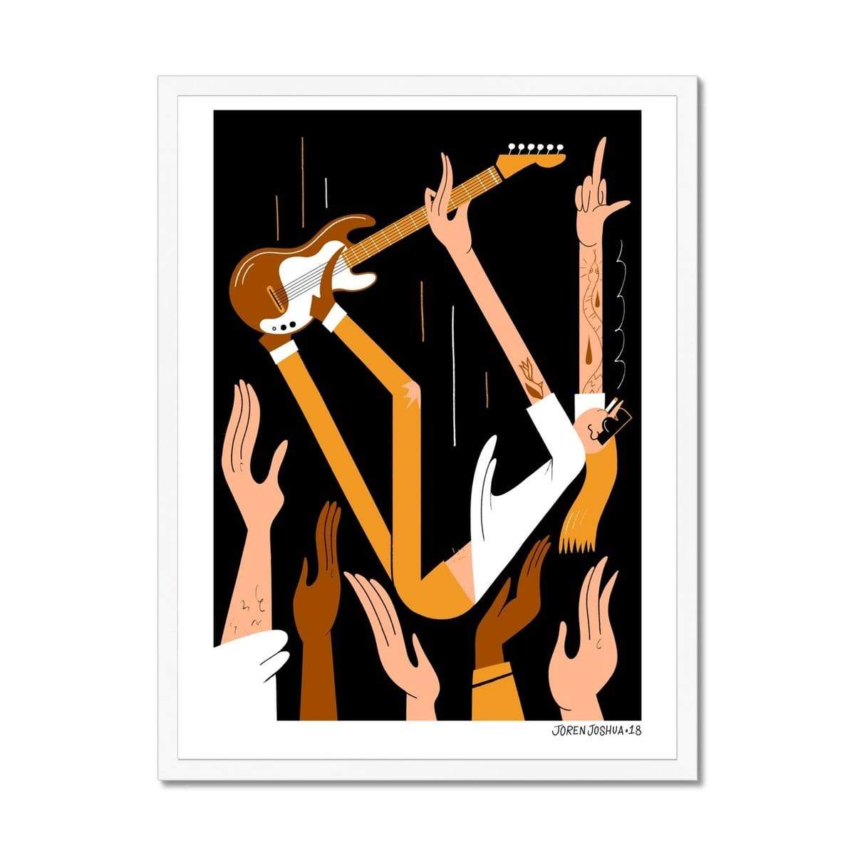 Prodigi Fine art 18"x24" / White Frame Joren Joshua | Mood #2