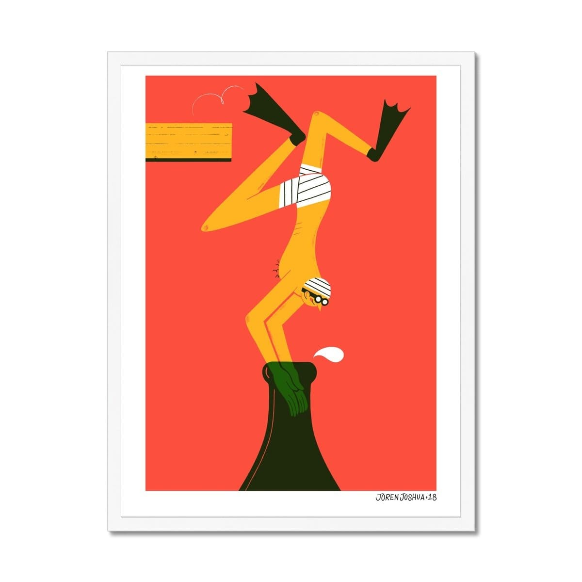 Prodigi Fine art 18"x24" / White Frame Joren Joshua | Mood #4