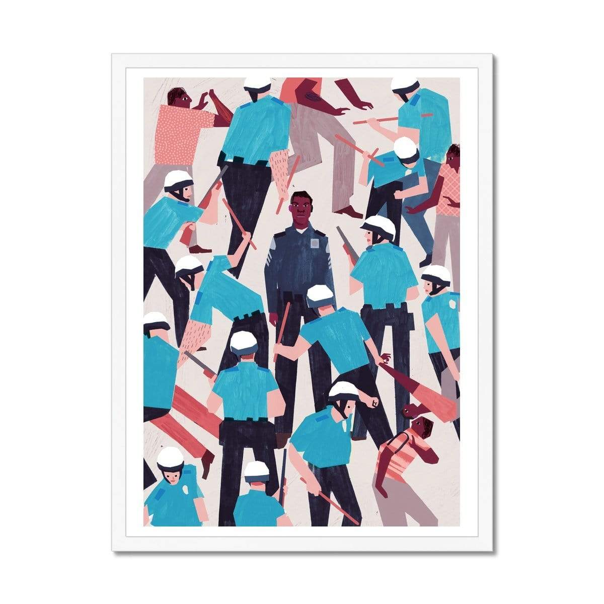 Prodigi Fine art 18"x24" / White Frame Keith Negley | Detroit