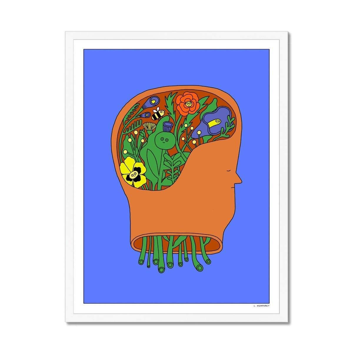 Prodigi Fine art 18"x24" / White Frame Lauren Humphrey | Internal Blossom