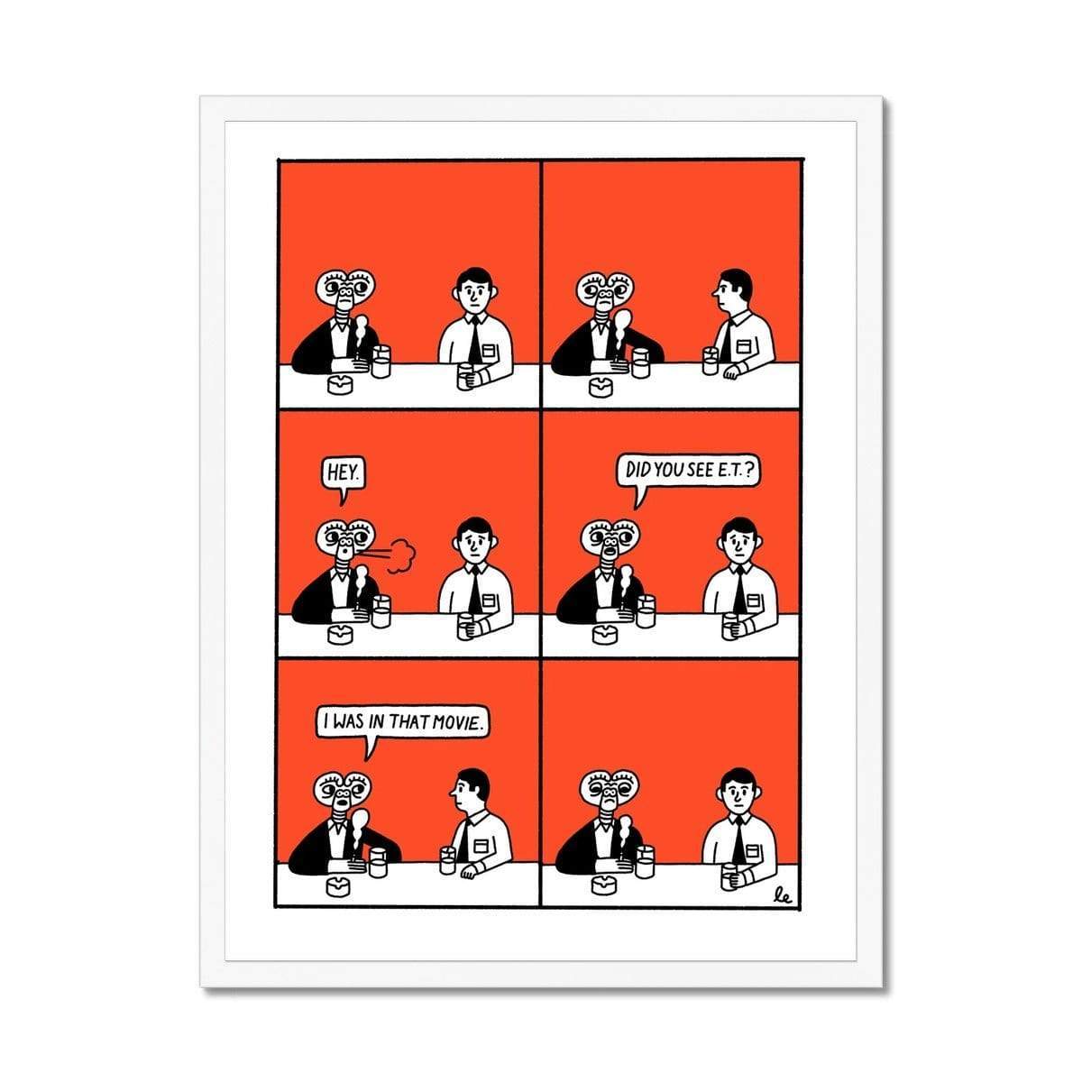 Prodigi Fine art 18"x24" / White Frame Leon Edler | E.T.