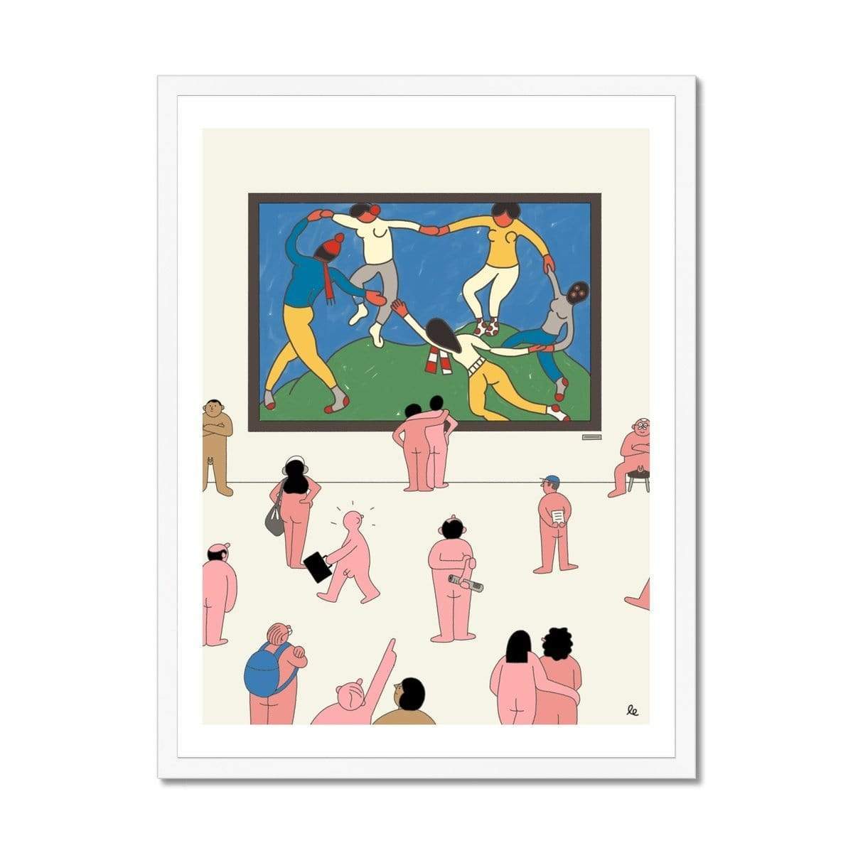 Prodigi Fine art 18"x24" / White Frame Leon Edler | Matisse