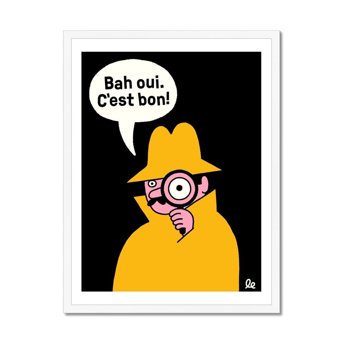 Prodigi Fine art 18"x24" / White Frame Leon Edler | Untitled