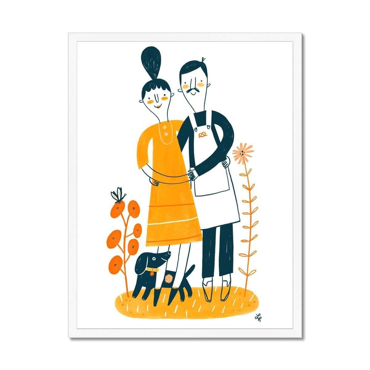 Prodigi Fine art 18"x24" / White Frame Linzie Hunter | Pretzels