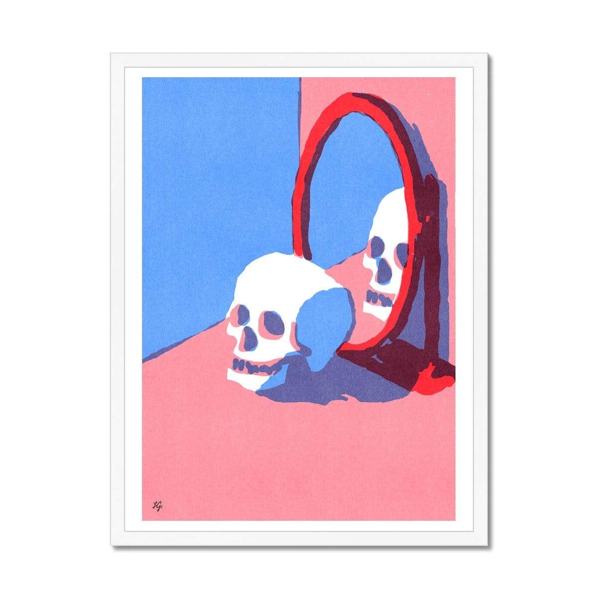 Prodigi Fine art 18"x24" / White Frame Lorenzo Gritti | Black Magic