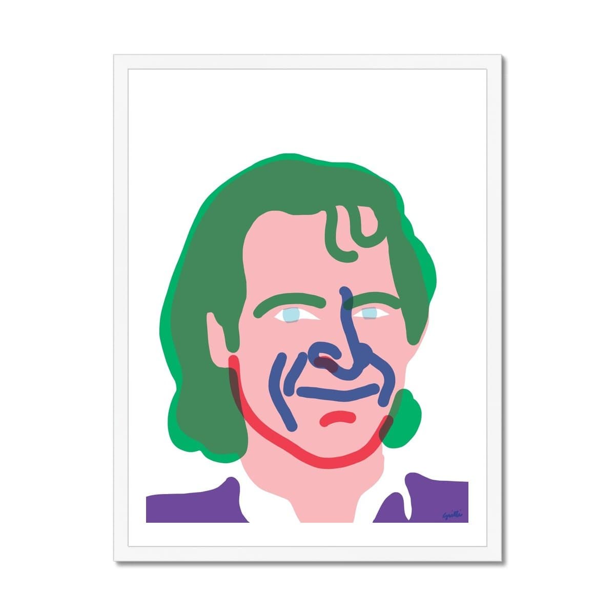 Prodigi Fine art 18"x24" / White Frame Lorenzo Gritti | Joker