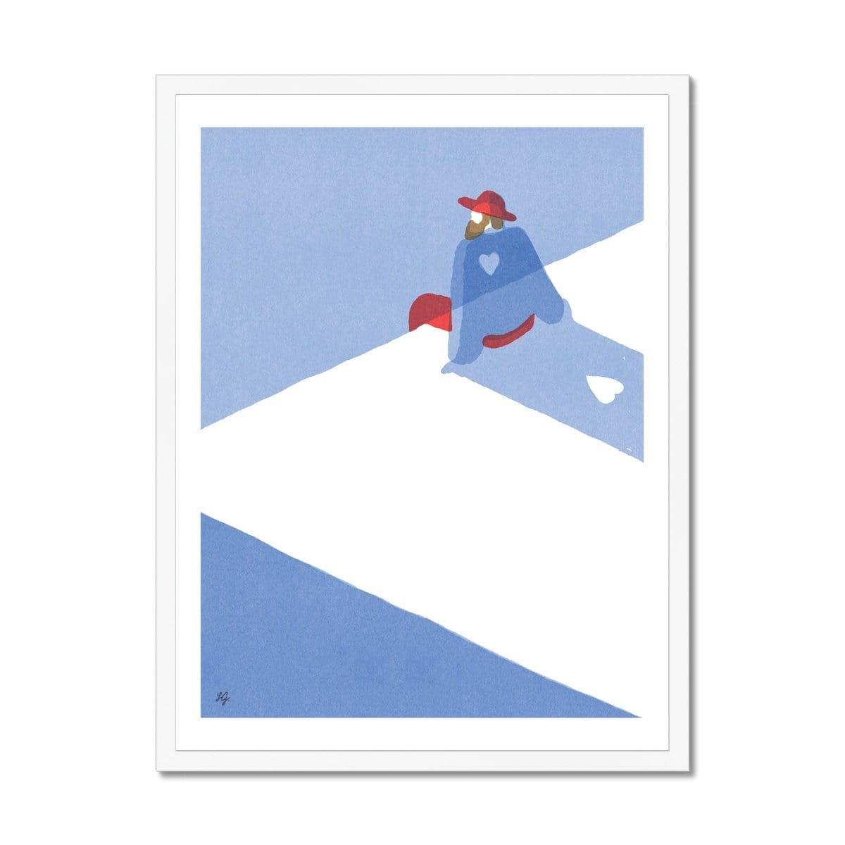 Prodigi Fine art 18"x24" / White Frame Lorenzo Gritti | My Loneliness