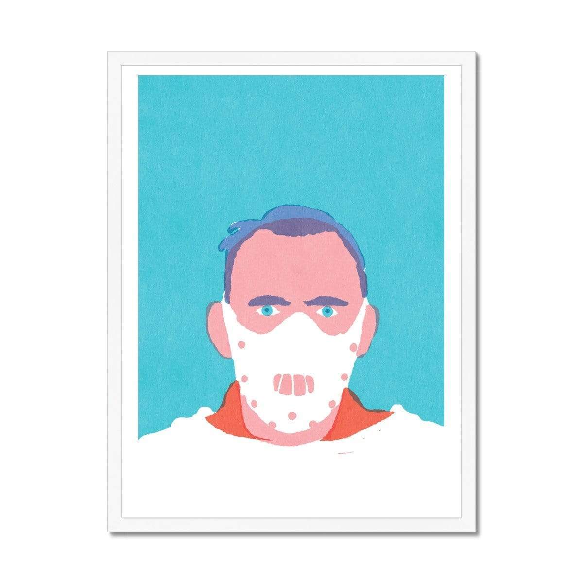 Prodigi Fine art 18"x24" / White Frame Lorenzo Gritti | Silence of the Lambs