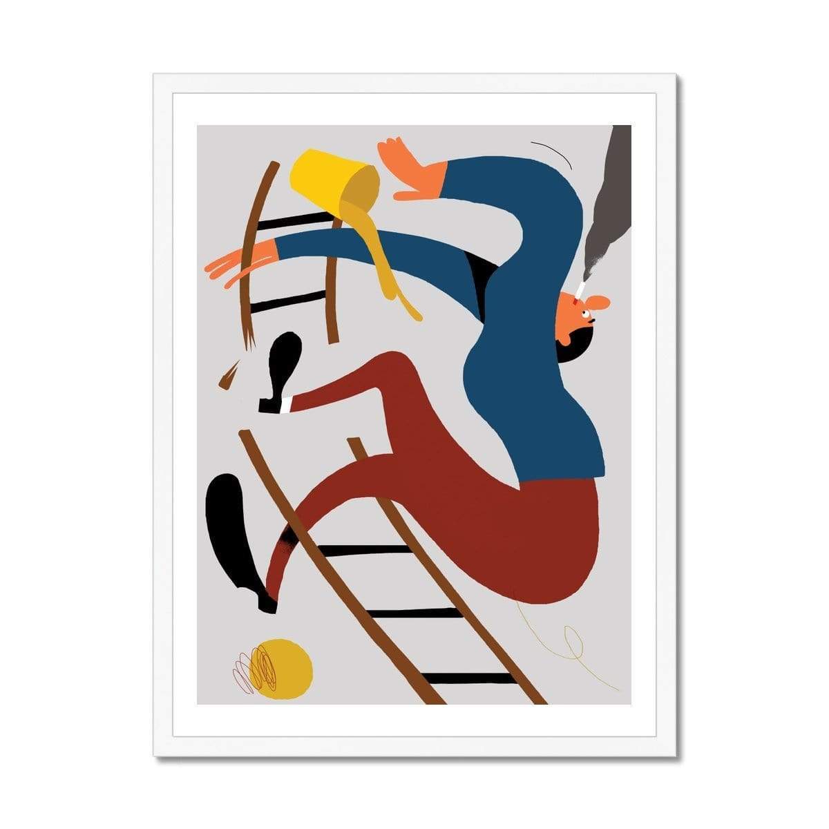 Prodigi Fine art 18"x24" / White Frame Lukasz Golędzinowski | Untitled