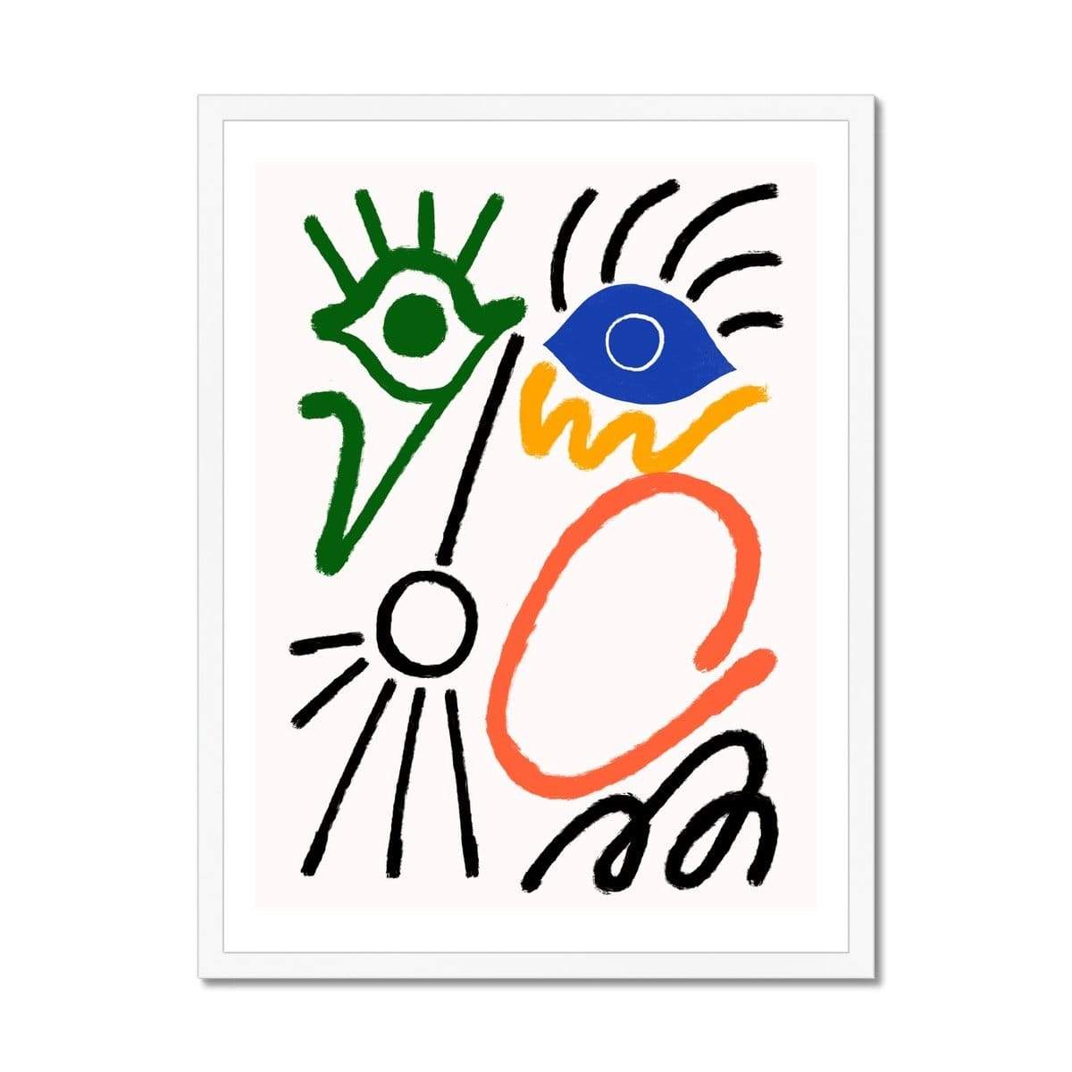 Prodigi Fine art 18"x24" / White Frame Marcello Velho | Number 3