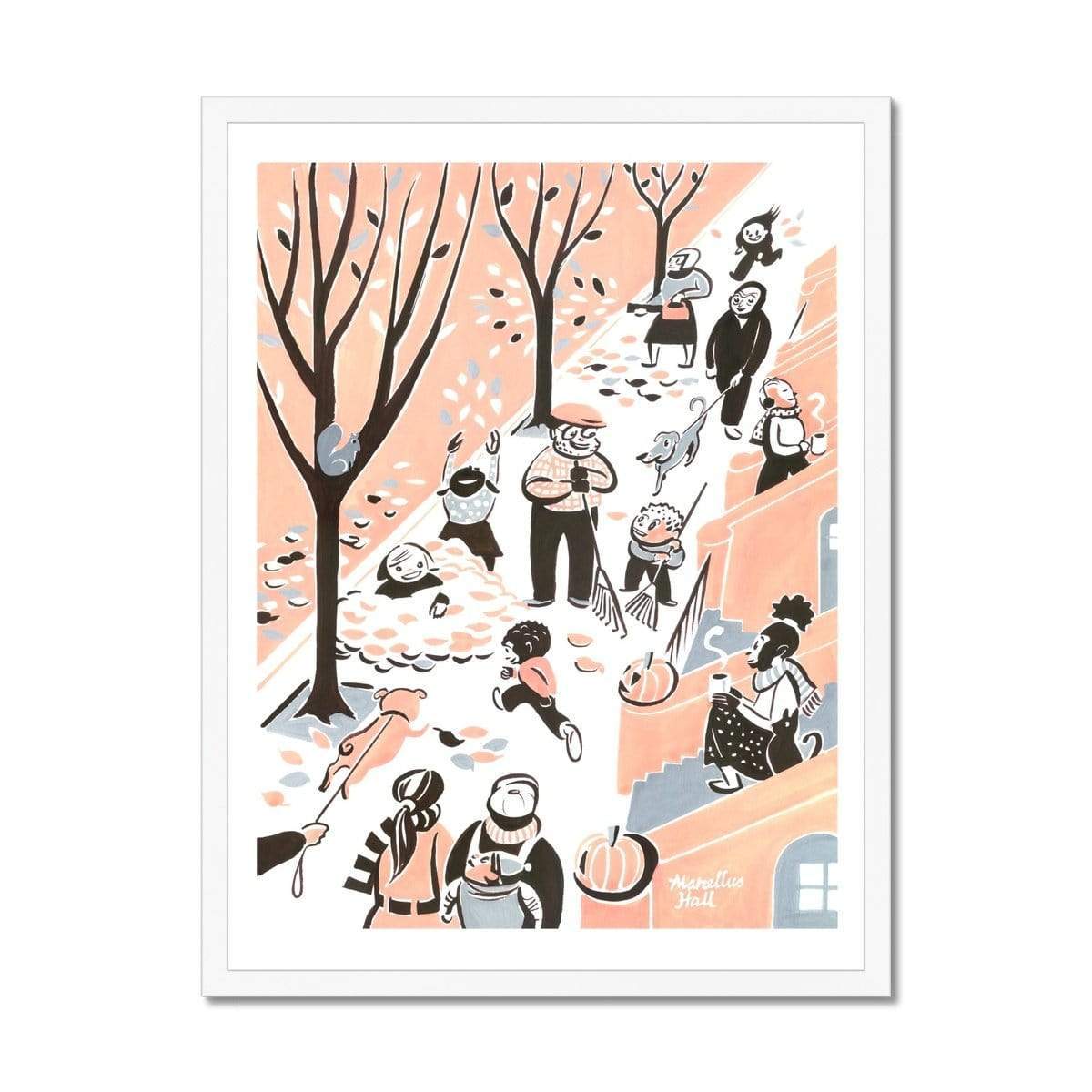 Prodigi Fine art 18"x24" / White Frame Marcellus Hall | Autumn