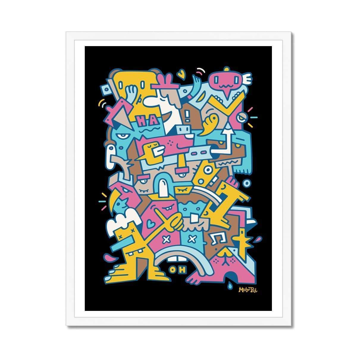 Prodigi Fine art 18"x24" / White Frame Mister Phil | Ha-Oh