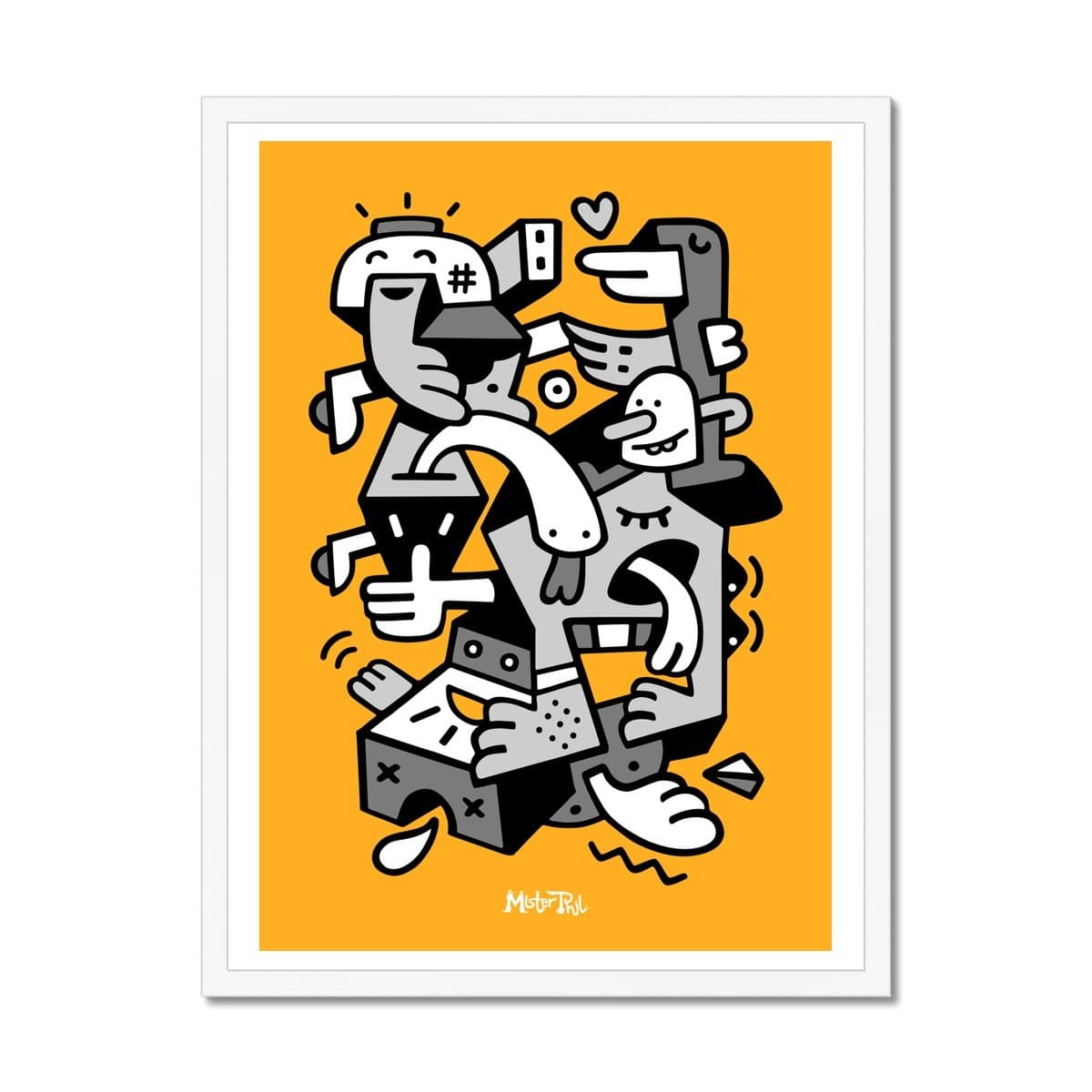 Prodigi Fine art 18"x24" / White Frame Mister Phil | Regal Flump
