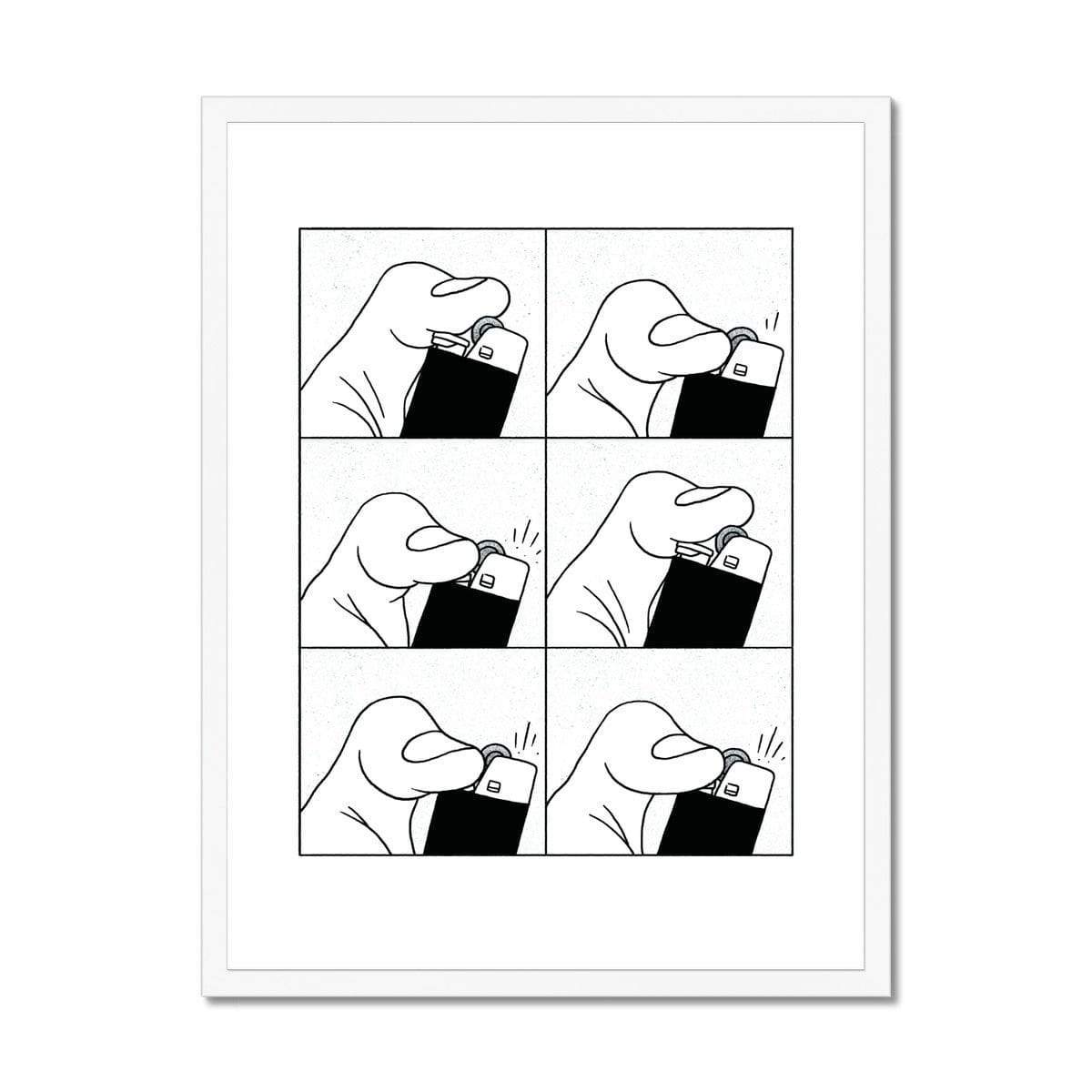 Prodigi Fine art 18"x24" / White Frame Nadine Redlich | Lighter