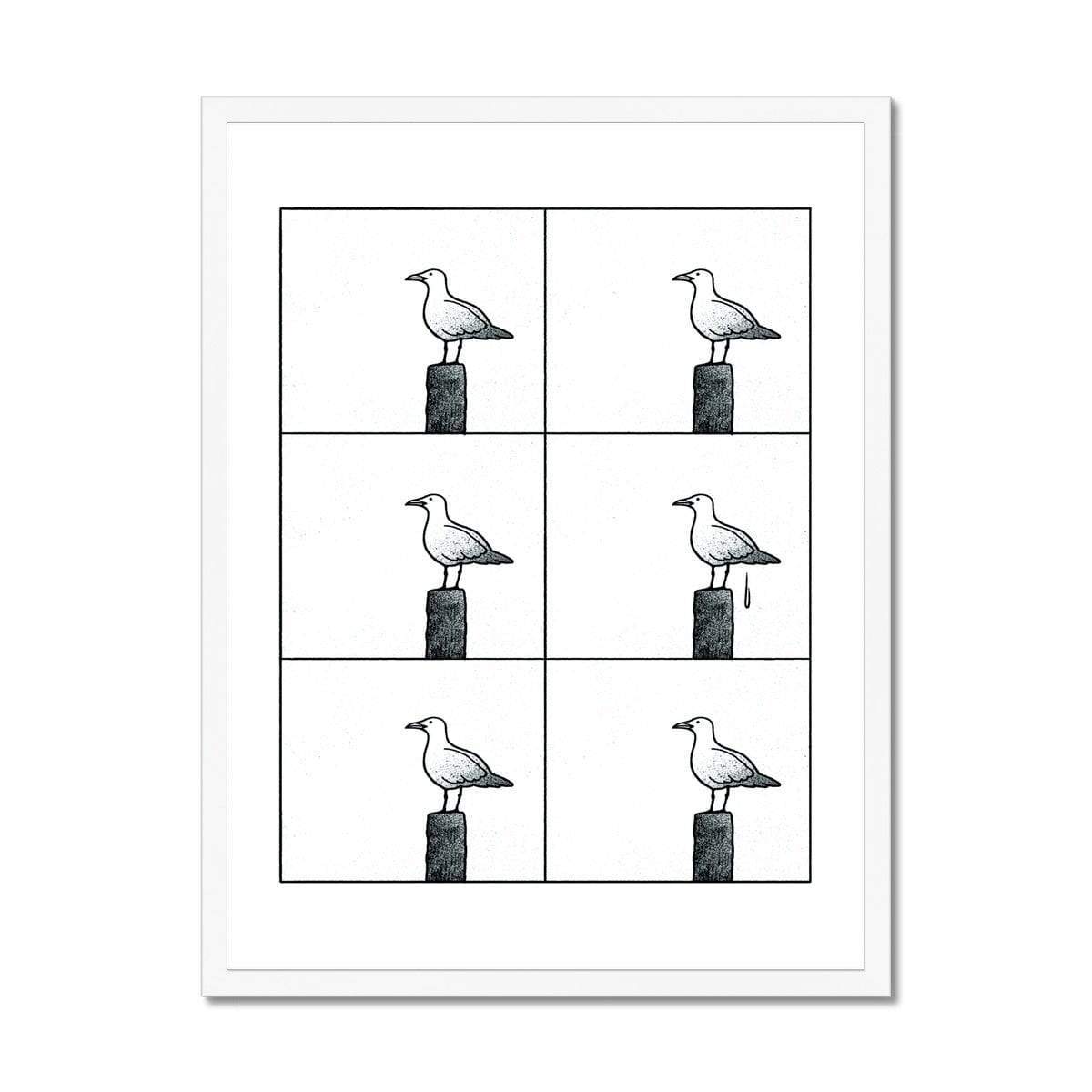 Prodigi Fine art 18"x24" / White Frame Nadine Redlich | Seagull