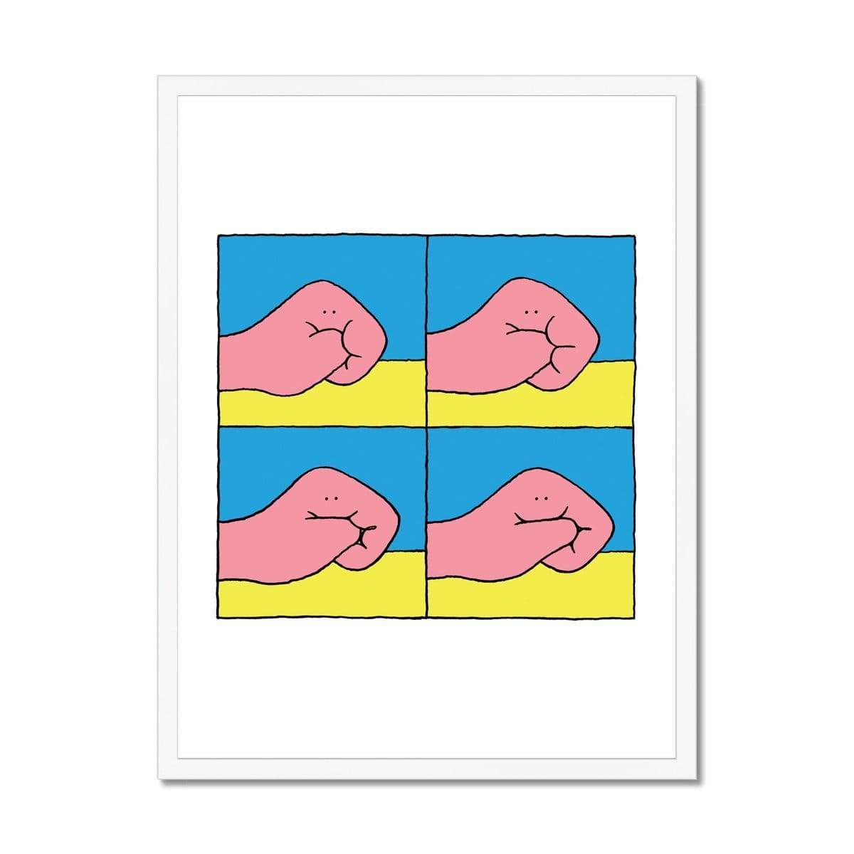 Prodigi Fine art 18"x24" / White Frame Nadine Redlich | Smile