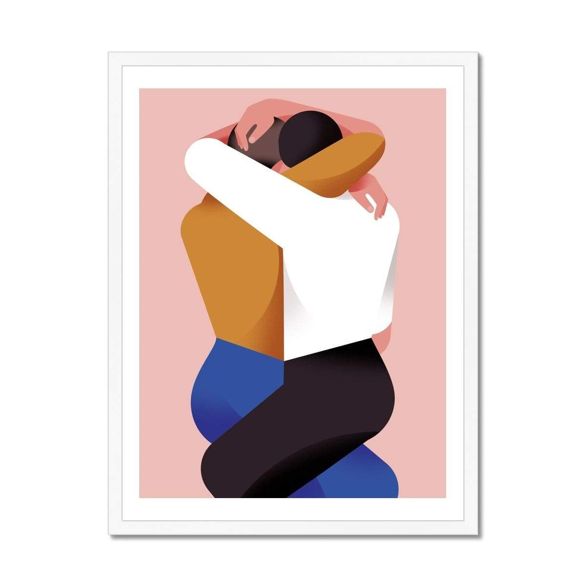 Prodigi Fine art 18"x24" / White Frame Nathalie Lees | Couple